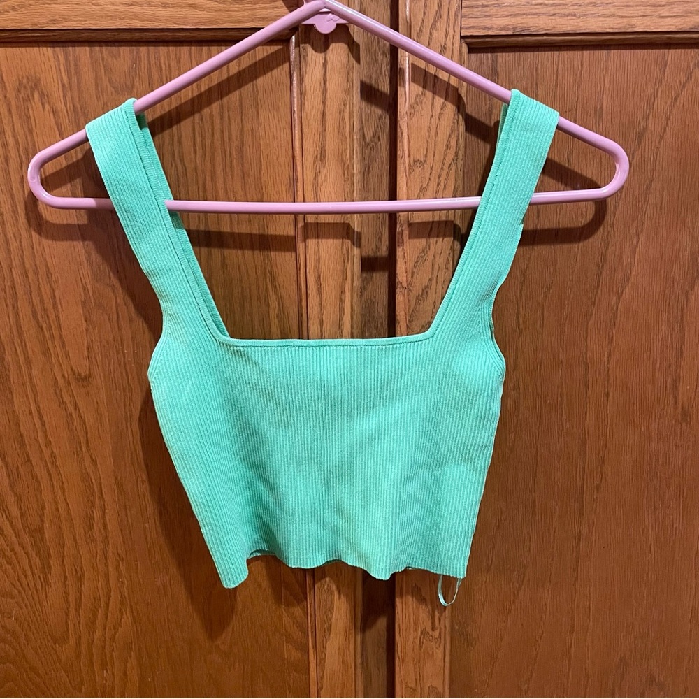 Zara Ribbed Tank Top-M - Picture 2 of 6